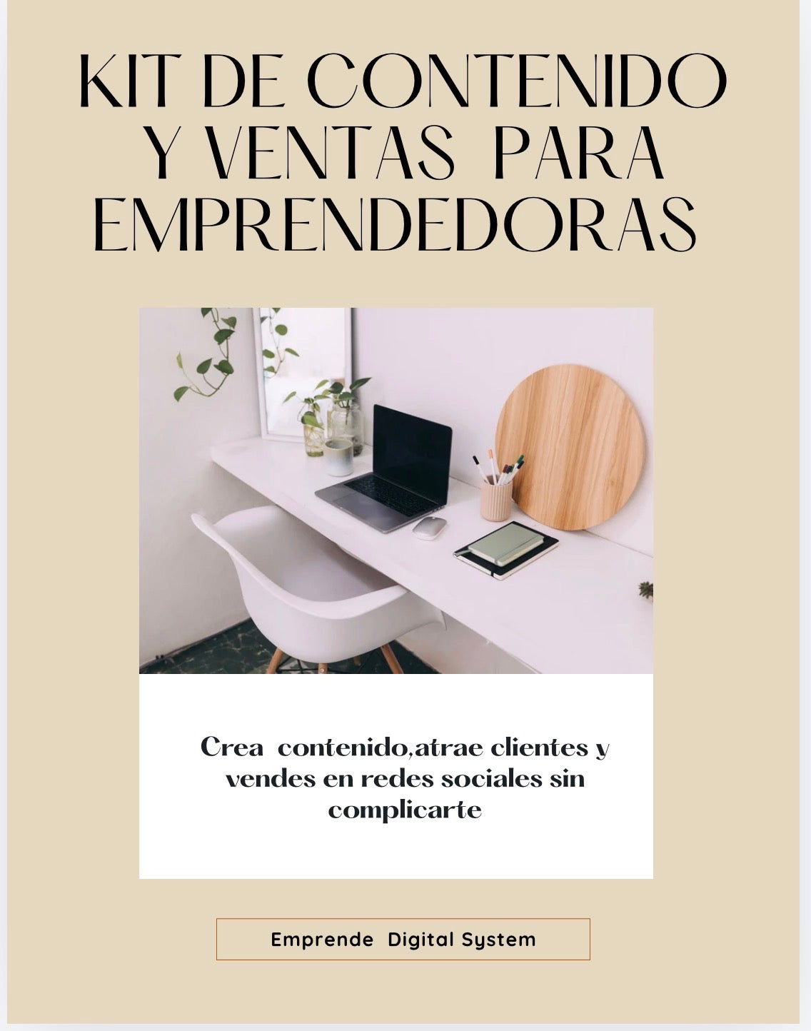 Kit de contenido y ventas para emprendedoras