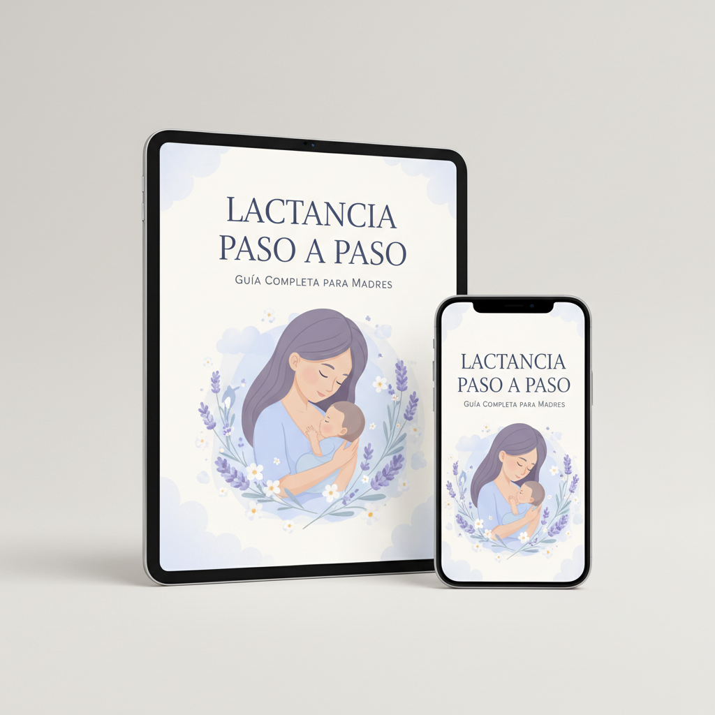 Mockup guía digital Lactancia Paso a Paso